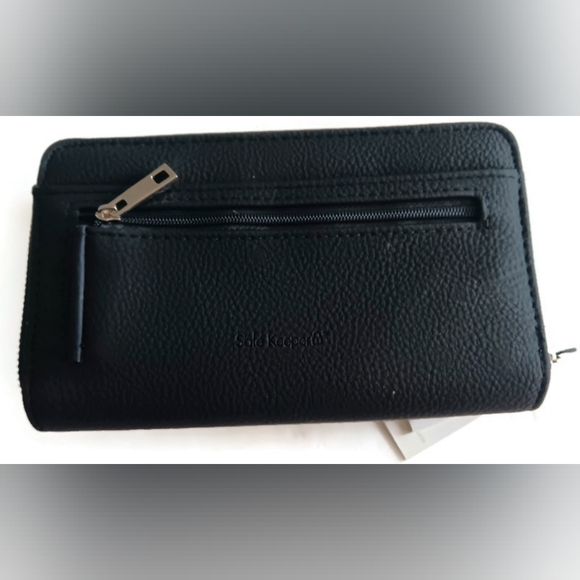 Mundi Big Fat RFID Blocking Checkbook Wallet, BlackFashioable style for today' - Picture 6 of 7